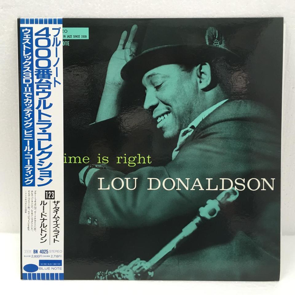 THE TIME IS RIGHT/LOU DONALDSON LOU DONALDSON - 中古オーディオ