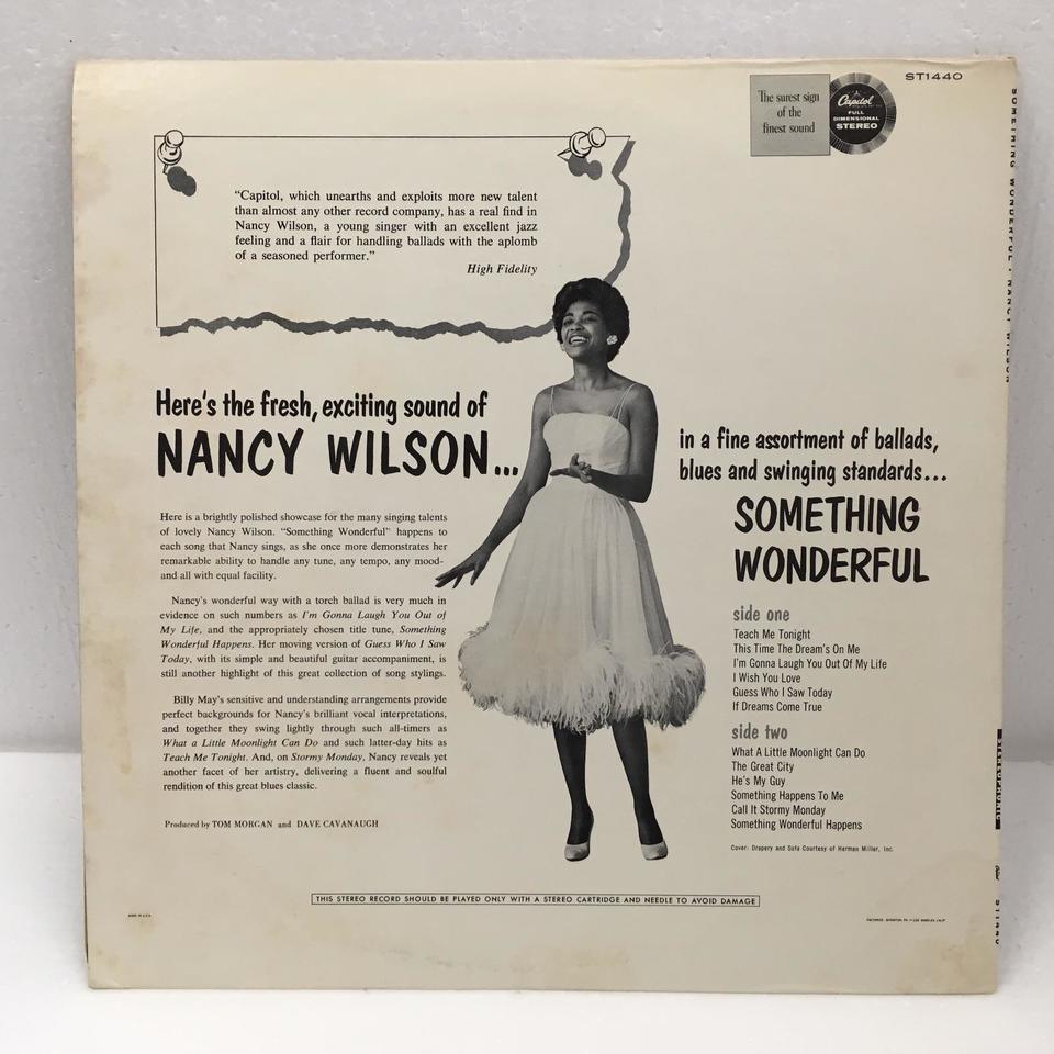 ★全てＵＳオリジナル盤★【フリーソウル！】ナンシー・ウィルソン名盤４枚セット SOMETHING WONDERFUL/NANCY WILSON NANCY WILSON - 中古