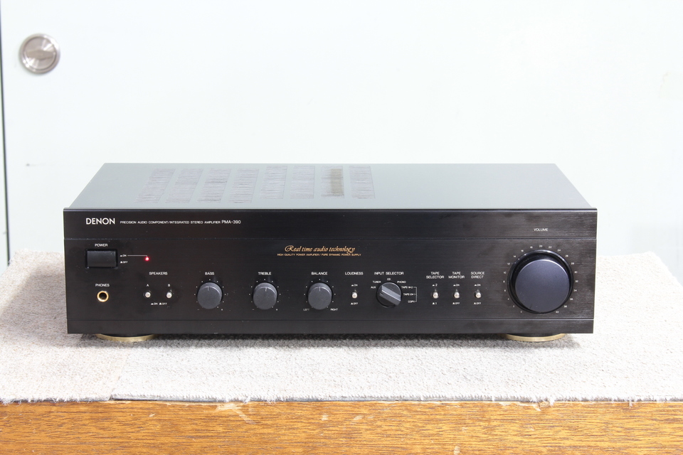 週末価格　３９０の王道　　ＤＥＮＯＮ　PMA　３９０(初代モデル) PMA-390 DENON - 中古オーディオ 高価買取・販売 ハイファイ堂