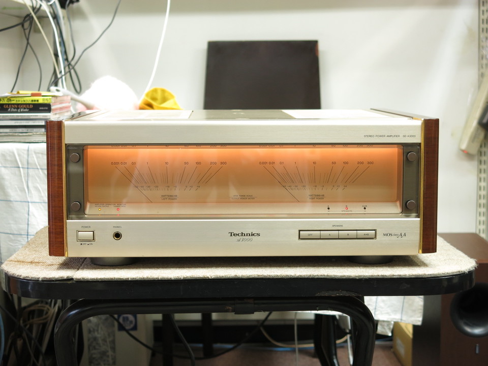 引取限定】Technics SE-A3000 ステレオパワーアンプ テクニクス 音響