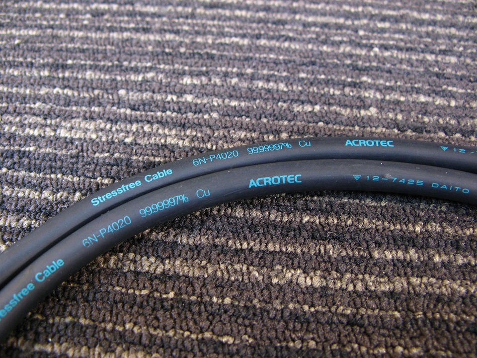 アクロテック　6N-S1200 2m×2 ACROTEC 6N-S1200 (7.3mペア) スピーカーケーブル @31718 / 中古