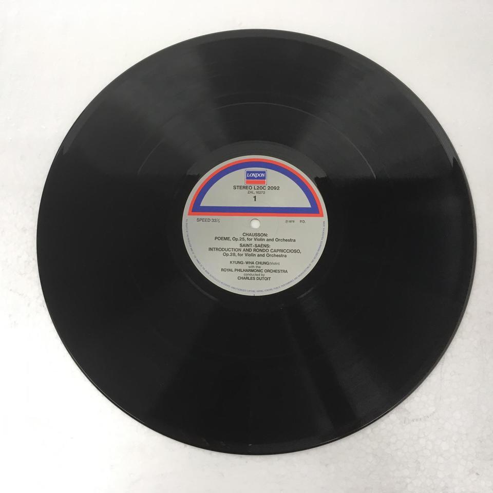 英LP キョン・ファ・チョン, シャルル ショーソン 詩曲 / サン・サーンス 序奏とロンド・カプ SXL6851 DECCA /00260 交響詩集、序奏とロンド・カプリチオーソ シャルル・デュトワ