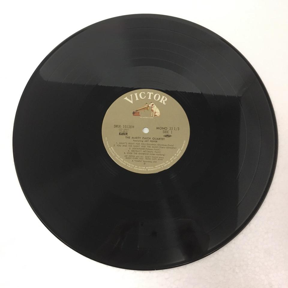 THE MARTY PAICH QUARTET featuring ART PEPPER MARTY PAICH - 中古