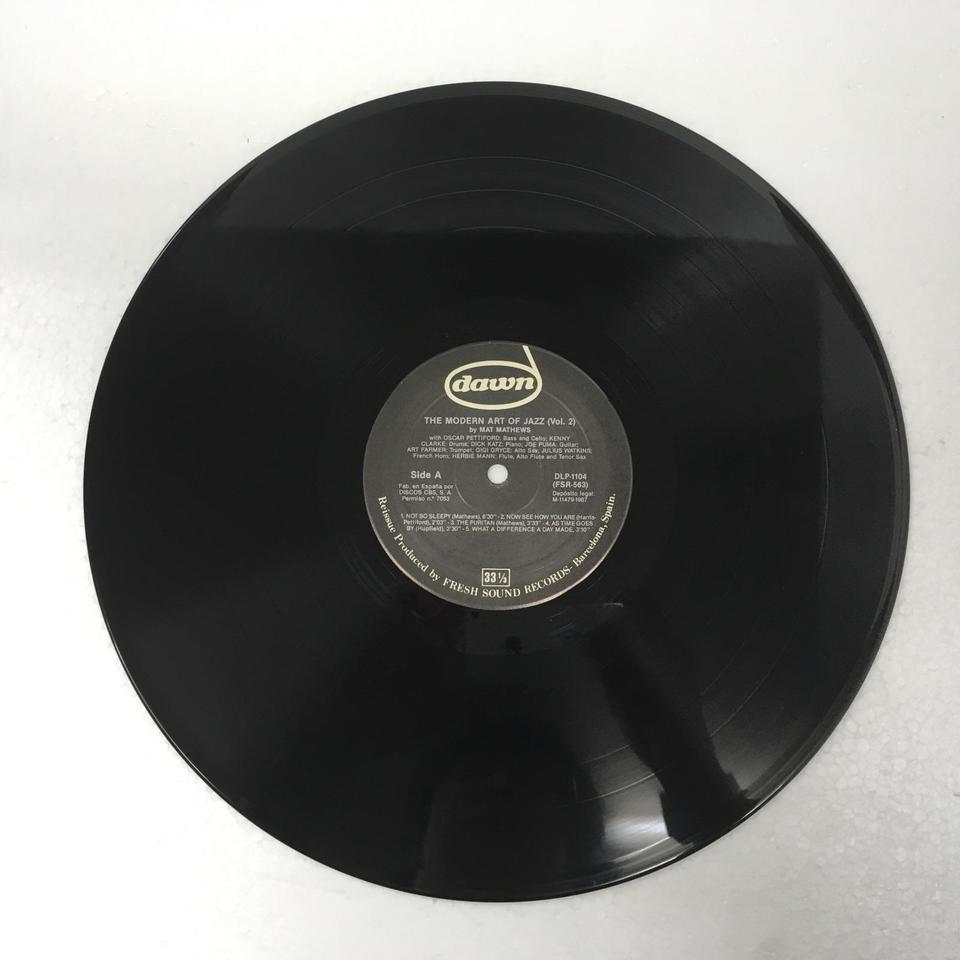 THE MODERN ART OF JAZZ VOL.2/MAT MATHEWS MAT MATHEWS - 中古