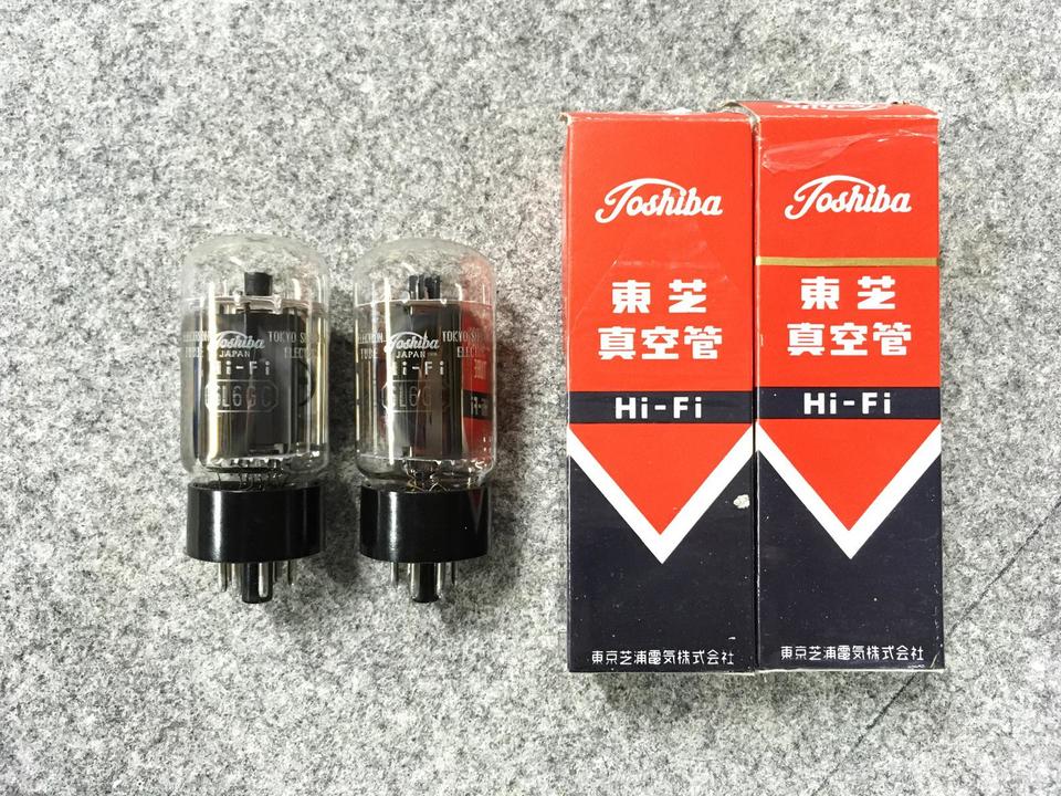 TOSHIBA製 6L6GC 真空管 2本セット 真空管6L6GC 東芝2本