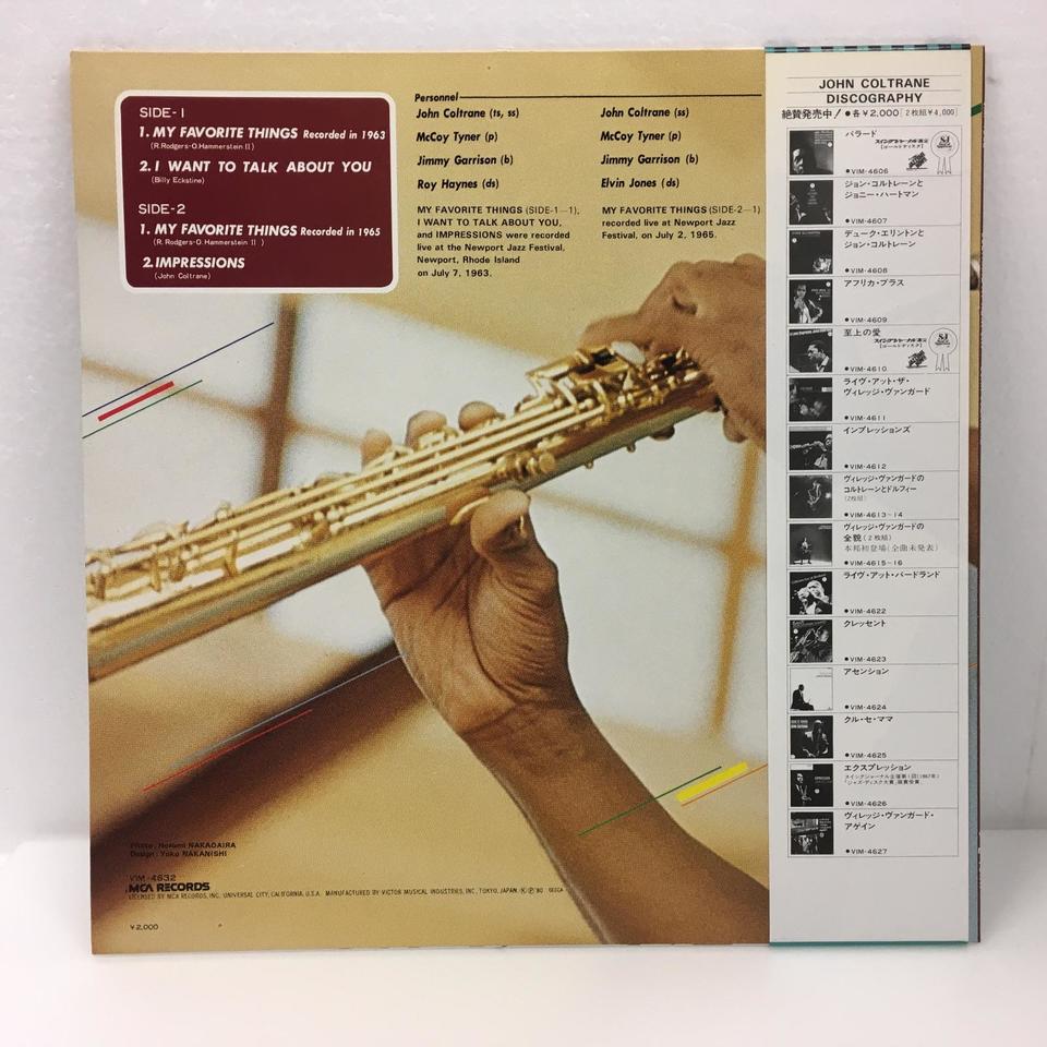 COLTRANE AT NEWPORT/JOHN COLTRANE JOHN COLTRANE - 中古