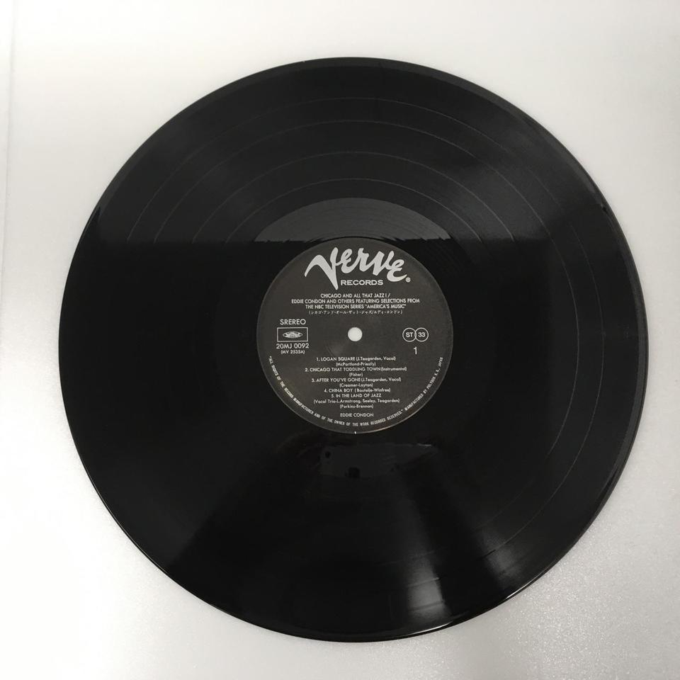 CHICAGO AND ALL THAT JAZZ/EDDIE CONDON EDDIE CONDON 中古オーディオ 高価買取・販売