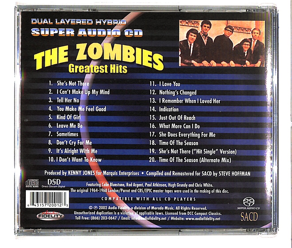 GREATEST HITS/THE ZOMBIES THE ZOMBIES - 中古オーディオ 高価買取