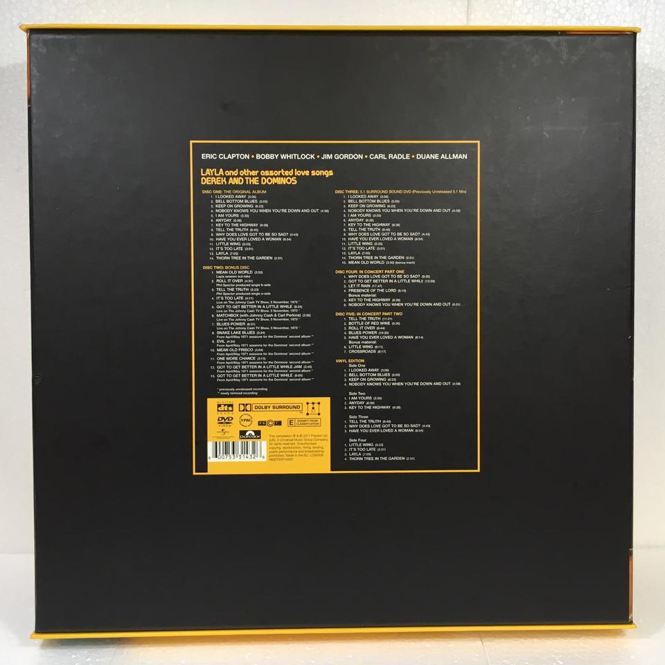 LAYLA AND OTHER ASSORTED LOVE SONGS:40th ANNIVERSARY SUPER DELUXE