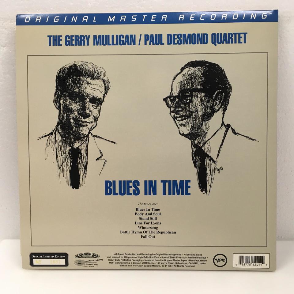 CD 【レコード】ジェリー・マリガン／ポール・デスモンド blues in