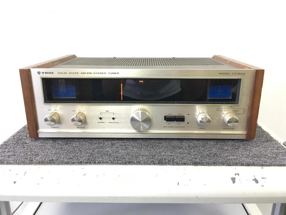 【美品・動作品】 TRIO KT-8001 AM FM ステレオチューナー TRIO KT-8001 AM/FM ステレオチューナー電源ON - メルカリ