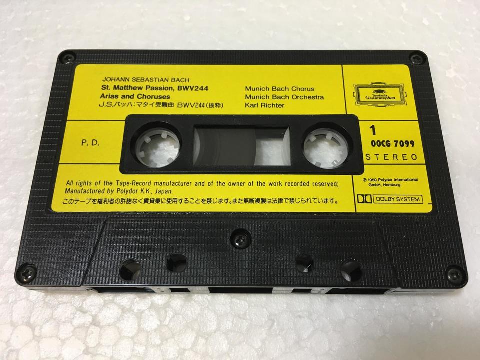 J.S.バッハ：マタイ受難曲（抜粋） - 中古オーディオ 高価買取・販売