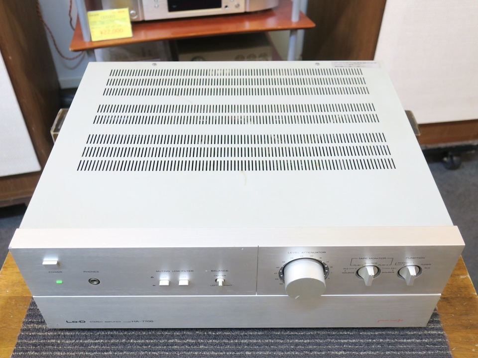 Ｌｏ-ｄ   MOS FETプリメインアンプ　『 HＡ-７７００ 』　動作品 Lo-D HA-7700 [1]：◇ゆる～いオーディオ修理の追憶（その59