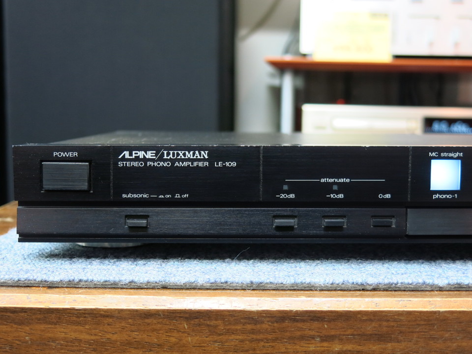 ALPINE/ラックスマンANPLIFIER　LV-109 ALPINE/LUXMAN LV-109の仕様 アルパイン/ラックスマン