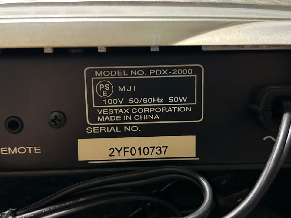 Vestax pdx-2000mkⅡ アーム折れ　ジャンク品 Vestax pdx-2000mkⅡ アーム折れ ジャンク品 DJ機材