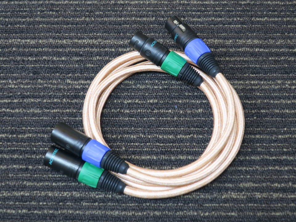 ACROTEC アクロテック 8N-A2090 XLRケーブル 約1.0m ペア WOOD！様