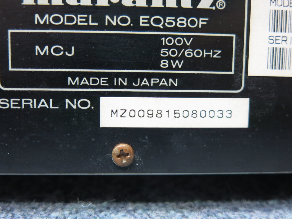 EQ580F marantz - 中古オーディオ 高価買取・販売 ハイファイ堂