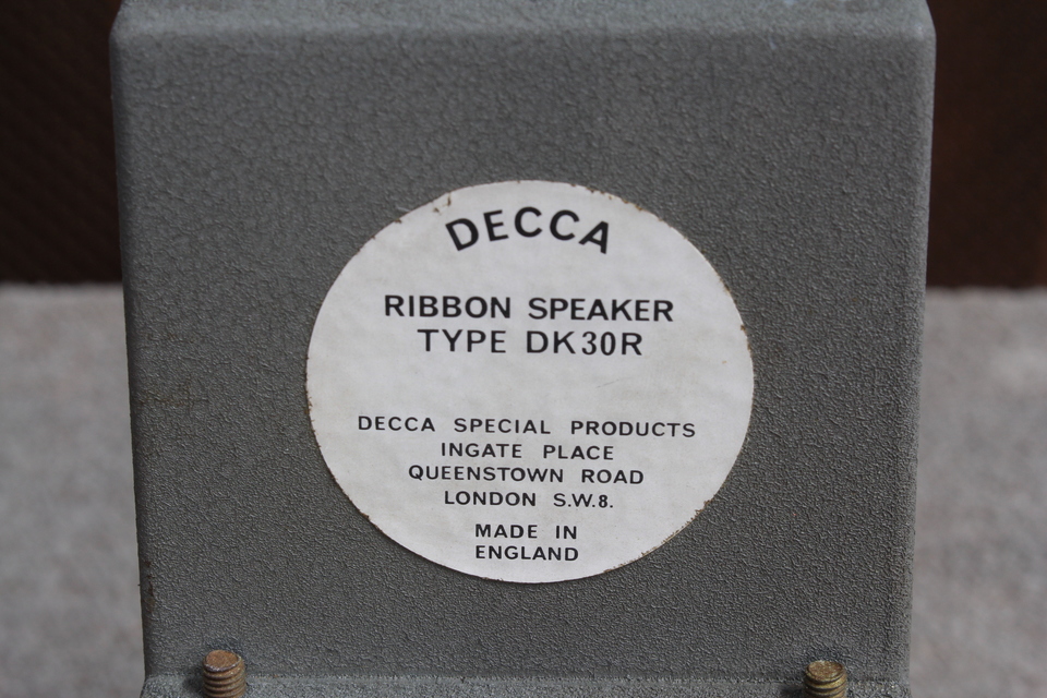 英製　DECCA/デッカ　リボンツイーター　DK30R　ホーン＆ドライバ＆レンズ 英製 DECCA/デッカ リボンツイーター DK30R ホーン＆ドライバ＆レンズ