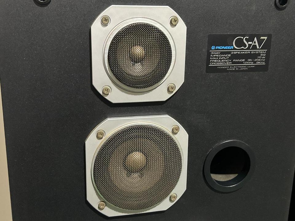 PIONEER スピーカー CS-A7 ジャンク 140 Pioneer⁄パイオニア 3WAYスピーカー CS-A7 現状品