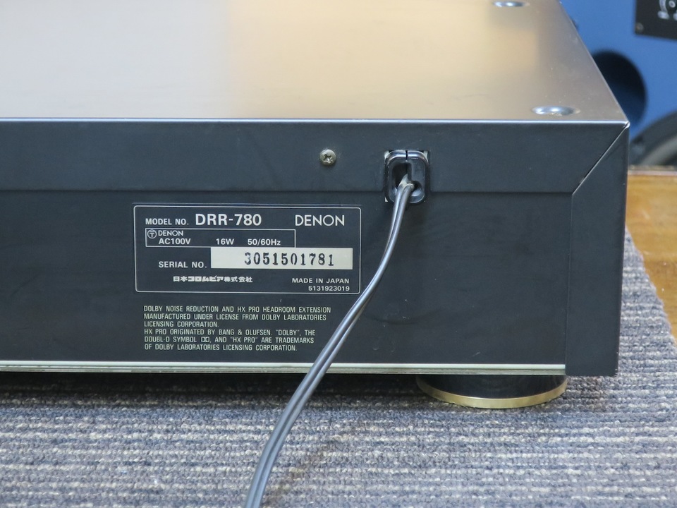 DRR-780 DENON - 中古オーディオ 高価買取・販売 ハイファイ堂