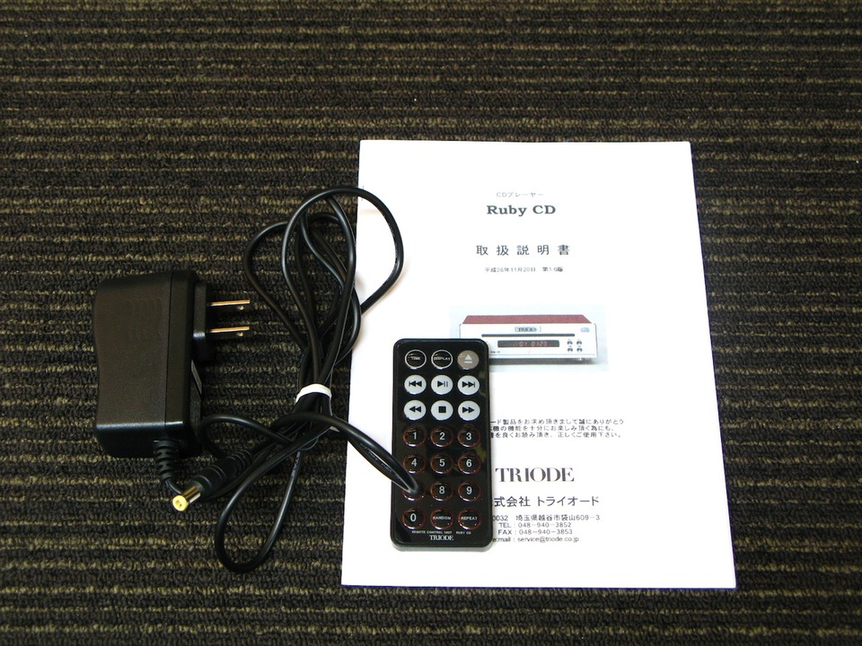 TRIODE TRM-CD リモコン TRV-CD4 RUBY CD TRIODE TRM-CD リモコン TRV