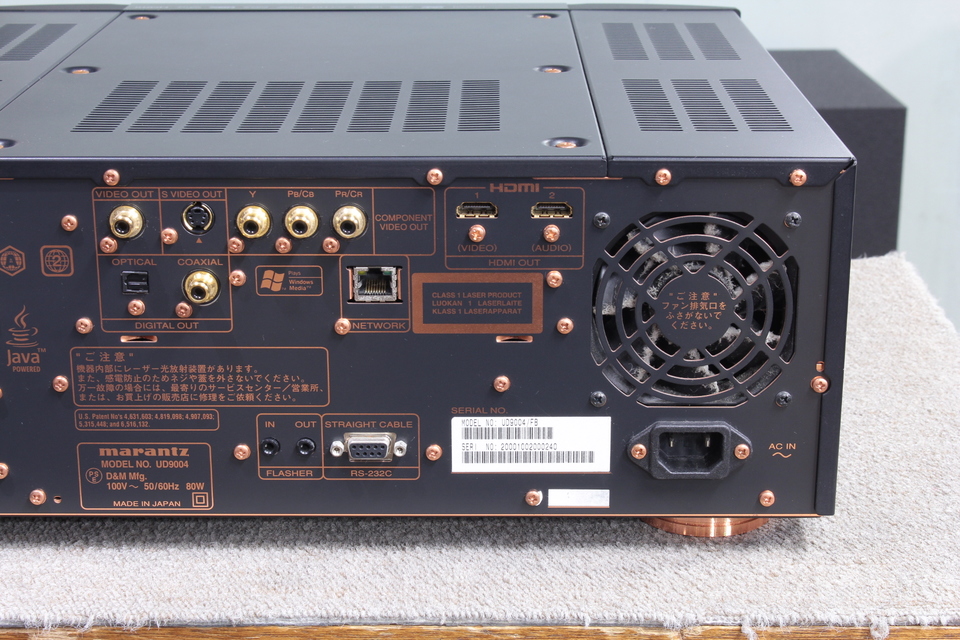 ピックアップ交換済み MARANTZ BD8002 定価336,000円 20080516110550_325_.jpg