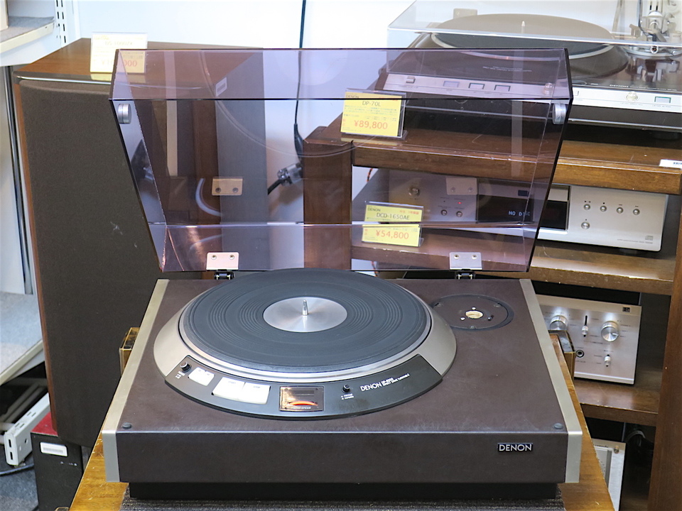 DENON DK-200 レコードプレーヤーキャビネット レザータッチ デノン DP-6000+DK-200 DENON - 中古オーディオ 高価買取・販売 ハイファイ堂