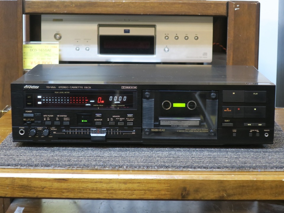 動作品VICTOR ビクター KD-V6 3ヘッドステレオカセットデッキ