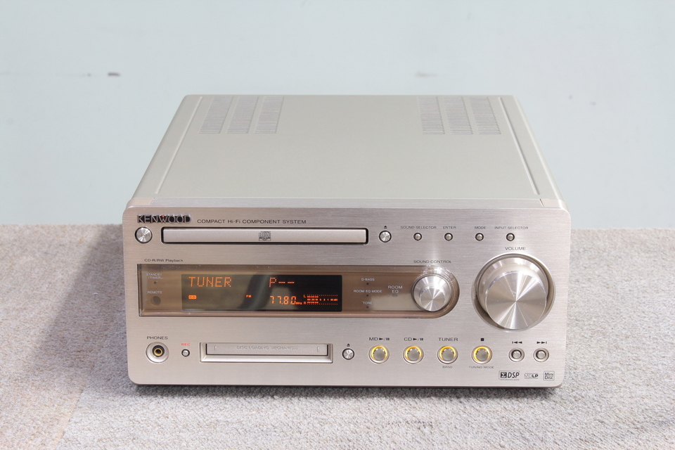 ラジオ・コンポ KENWOOD R-K700 Kenwood R-K700 CD/MD Deck Player Record Compact Hi-Fi