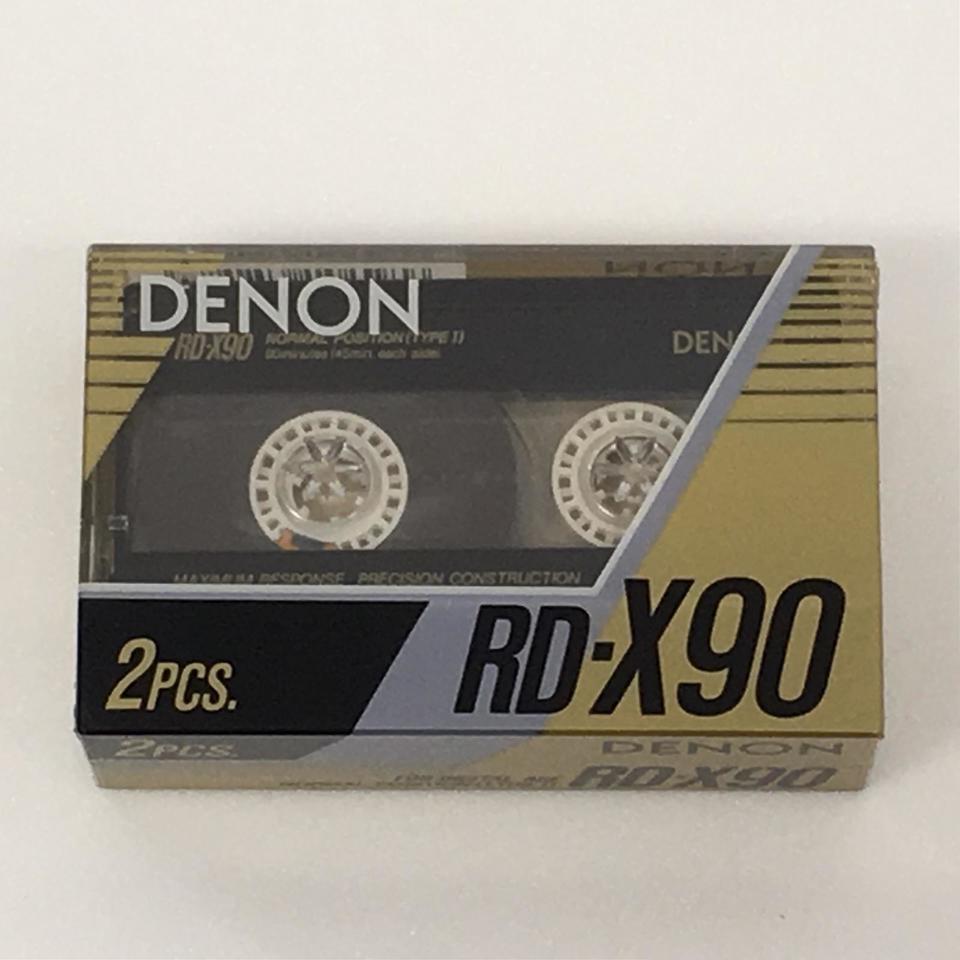 denonカセットテープ　90分×2本×4つ(8本) 未開封】RD-X 90（2パック） DENON - 中古オーディオ 高価買取・販売