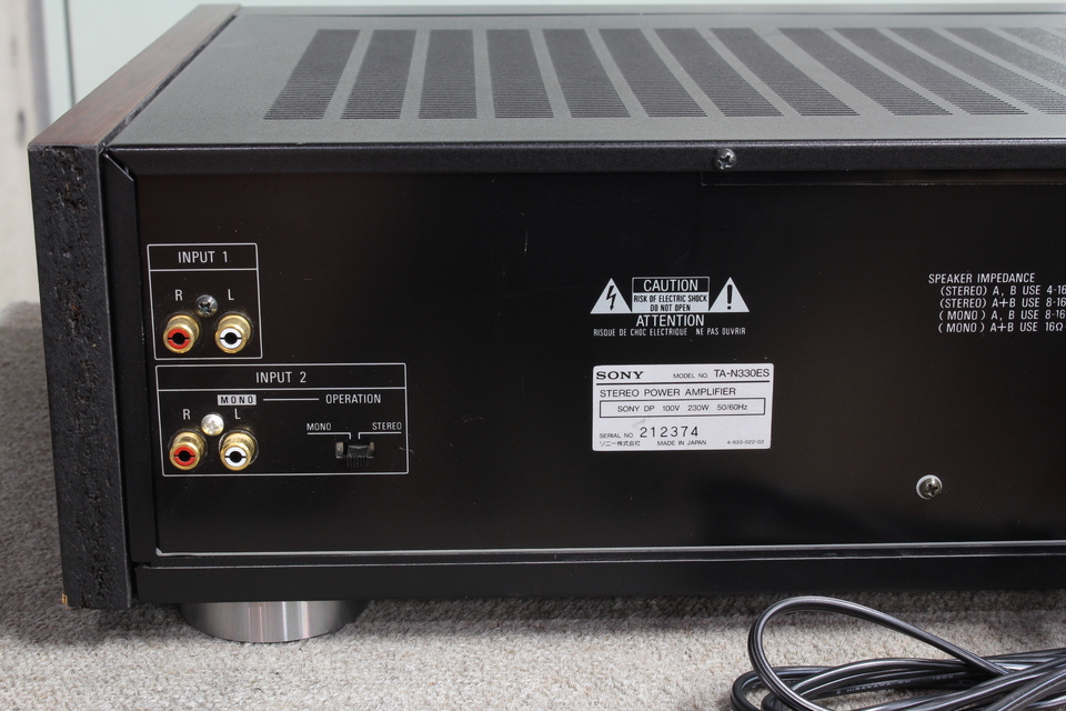 TA-N330ES SONY - 中古オーディオ 高価買取・販売 ハイファイ堂