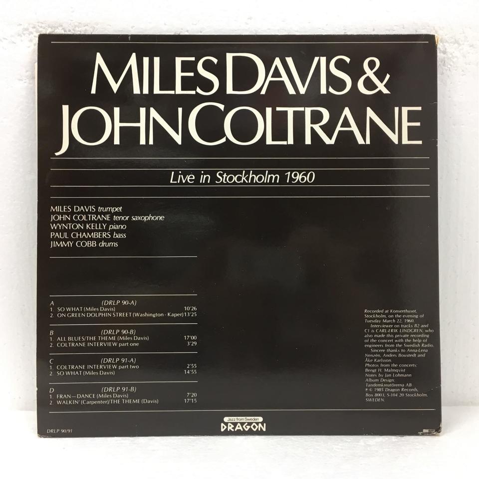 LIVE IN STOCKHOLM 1960/MILES DAVIS & JOHN COLTRANE MILES