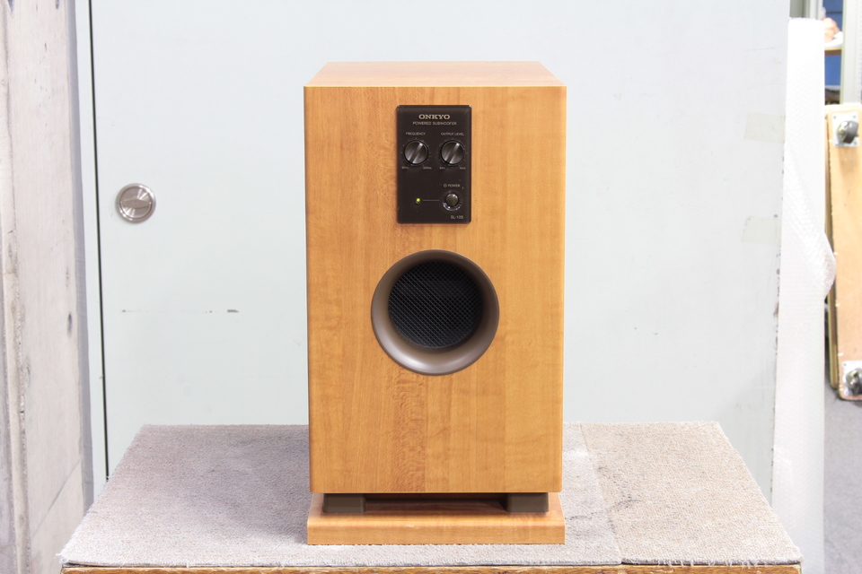 銘機】ONKYO オンキョー SL-105 アンプ内蔵サブウーファー 【公式通販】