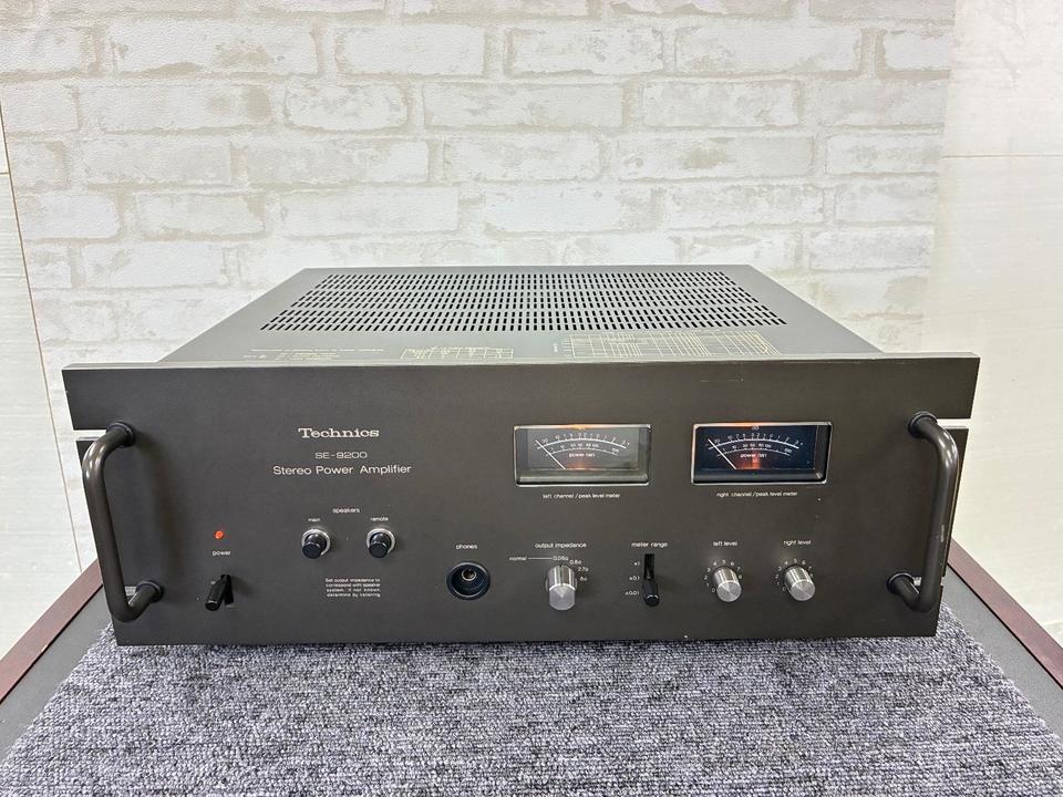 【希少】Technics SE-9200 パワーアンプ SE-9200 Technics - 中古オーディオ 高価買取・販売 ハイファイ堂