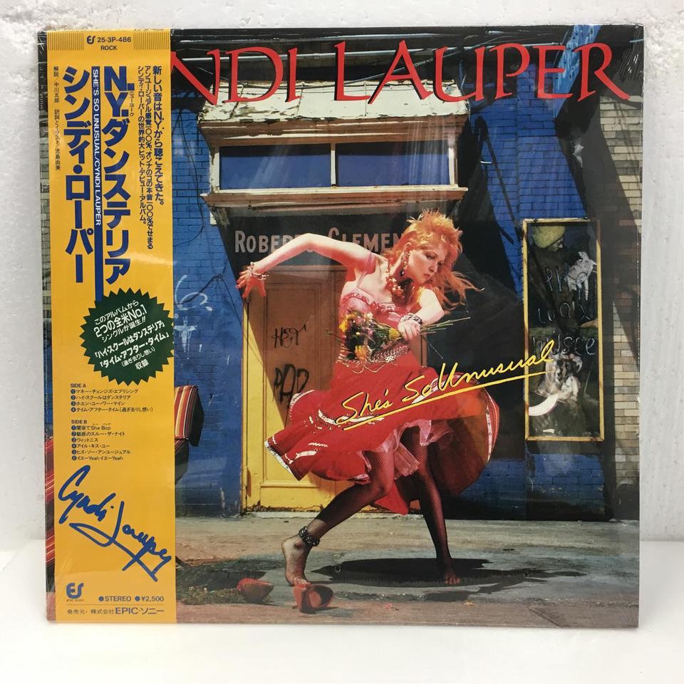 クリスマスファッション 新品未開封 Cyndi Lauper シンディ ローパー She S Lpレコード 完全生産限定盤 イエロー カラー盤 Unusual Us盤 So その他 Www Tribuna Org Mx