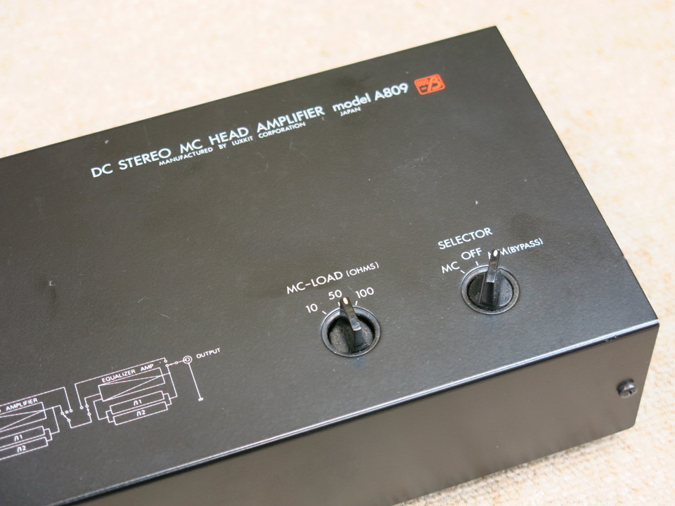 LUXKIT MCヘッドアンプ A809 ラックスキット LUXMAN