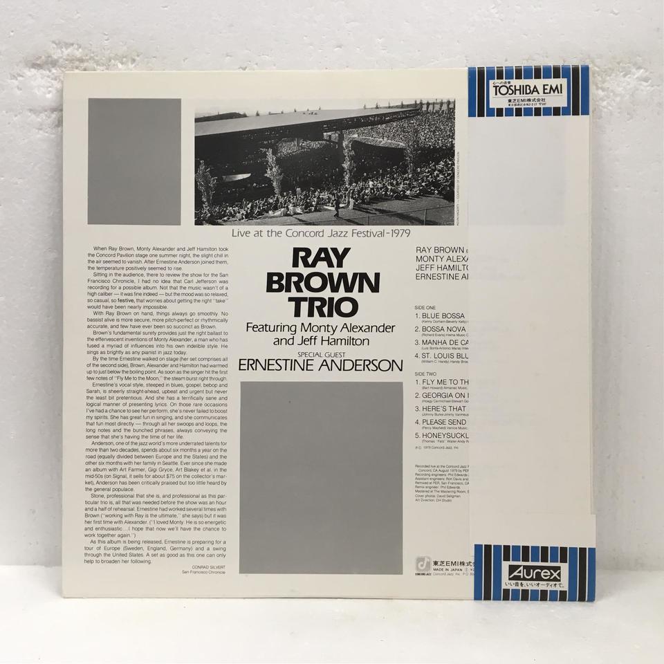 LIVE AT THE CONCORD JAZZ FESTIVAL 1979/RAY BROWN RAY BROWN - 中古 LIVE AT THE CONCORD JAZZ FESTIVAL 1979/RAY BROWN RAY BROWN - 中古