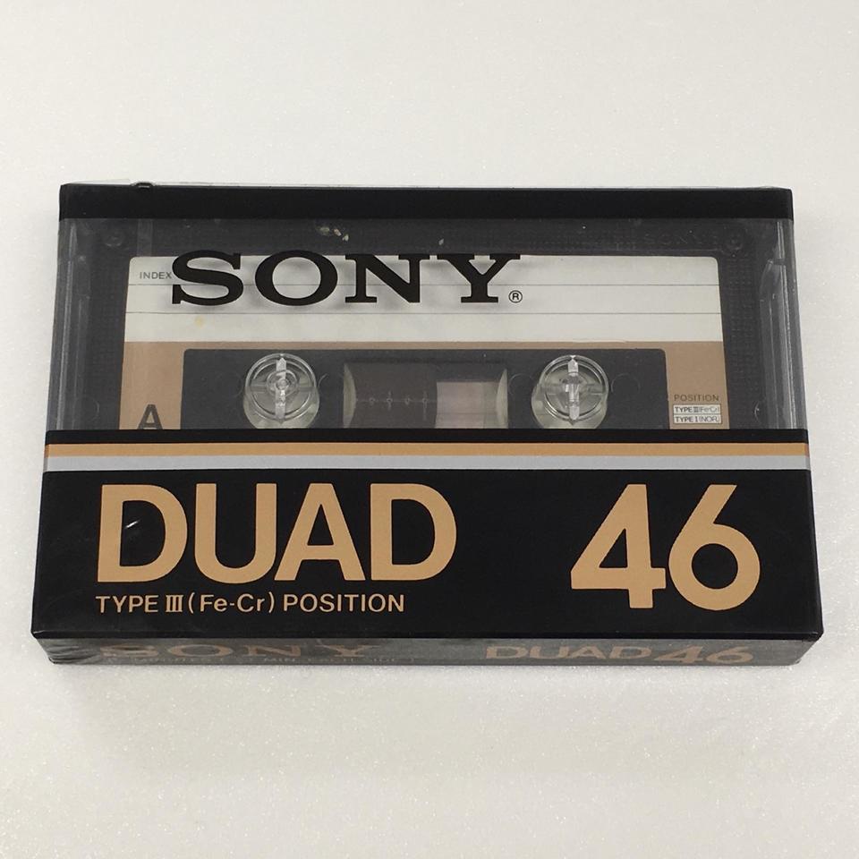 SONY DUAD 幅広 90 TYPE III (Fe-Cr) カセットテープ