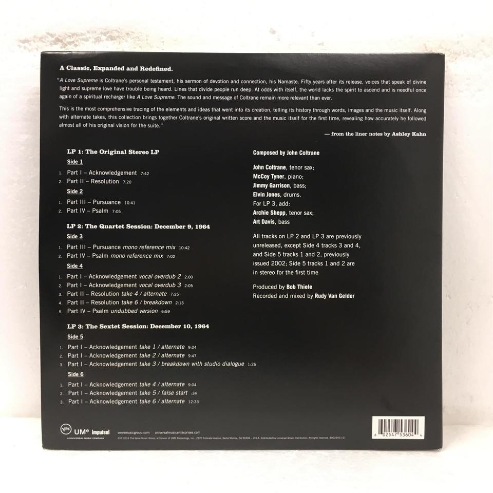 ★送無！新品！Love Supreme: The Complete Master john-coltrane-a-love-supreme-