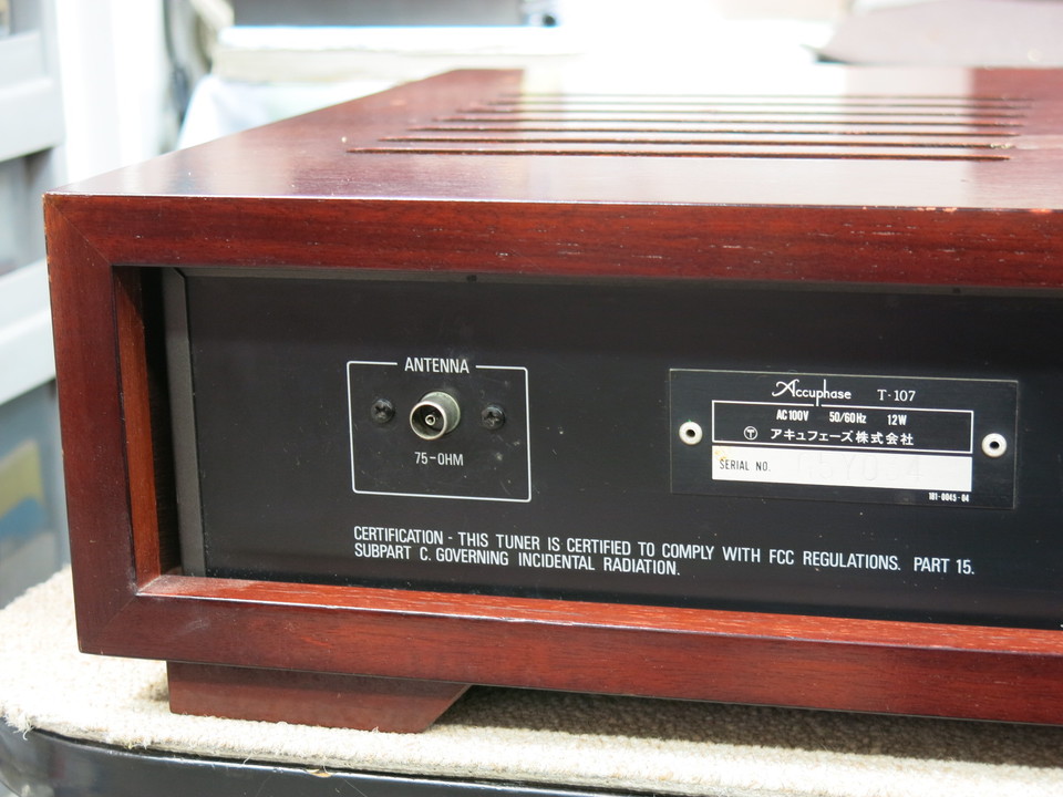 T-107 Accuphase - 中古オーディオ 高価買取・販売 ハイファイ堂