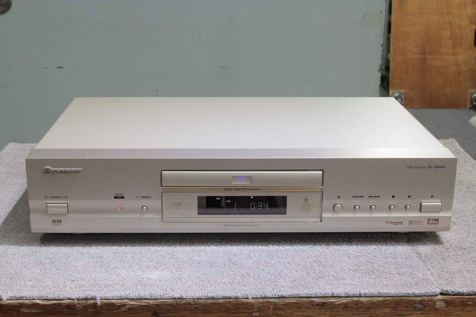 ★パイオニア、DVD CDプレーヤー「DV-S646A」動作良好です。 ☆パイオニア、DVD CDプレーヤー「DV-S646A」動作良好です。 DVD