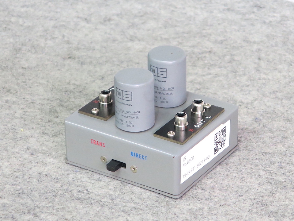 ジャンク JS ジェイエス TYPE 0.32M NO.6600 MC 昇圧トランス 音響機器 オーディオ H4272991 No.6600 JS - 中古オーディオ 高価買取・販売 ハイファイ堂