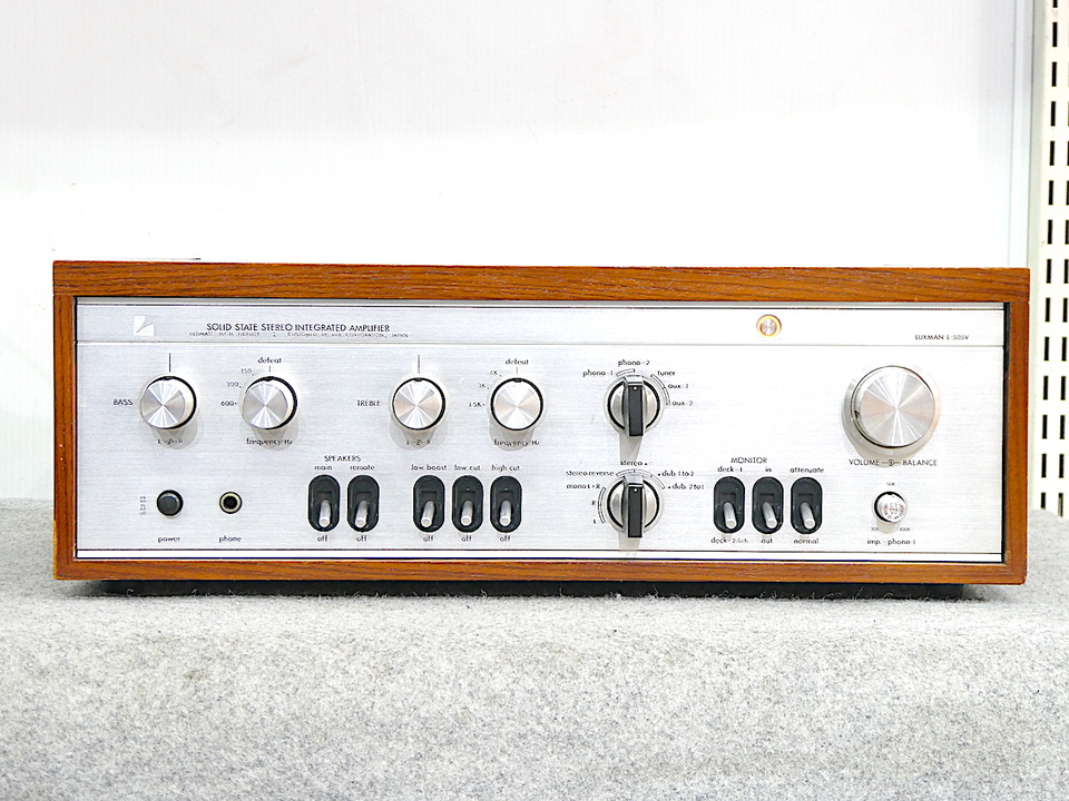 LUXMAN ラックスマン L-505V プリメインアンプ アンプ ジャンク LUXMAN