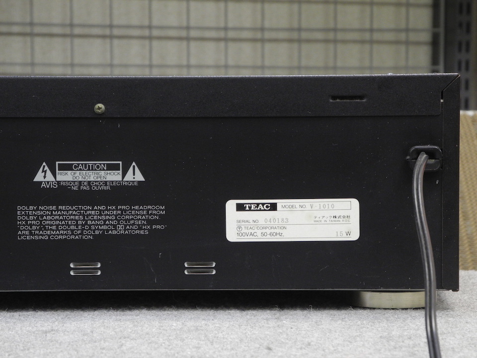 5345 現状品 TEAC V-1010 ティアック カセットデッキ
