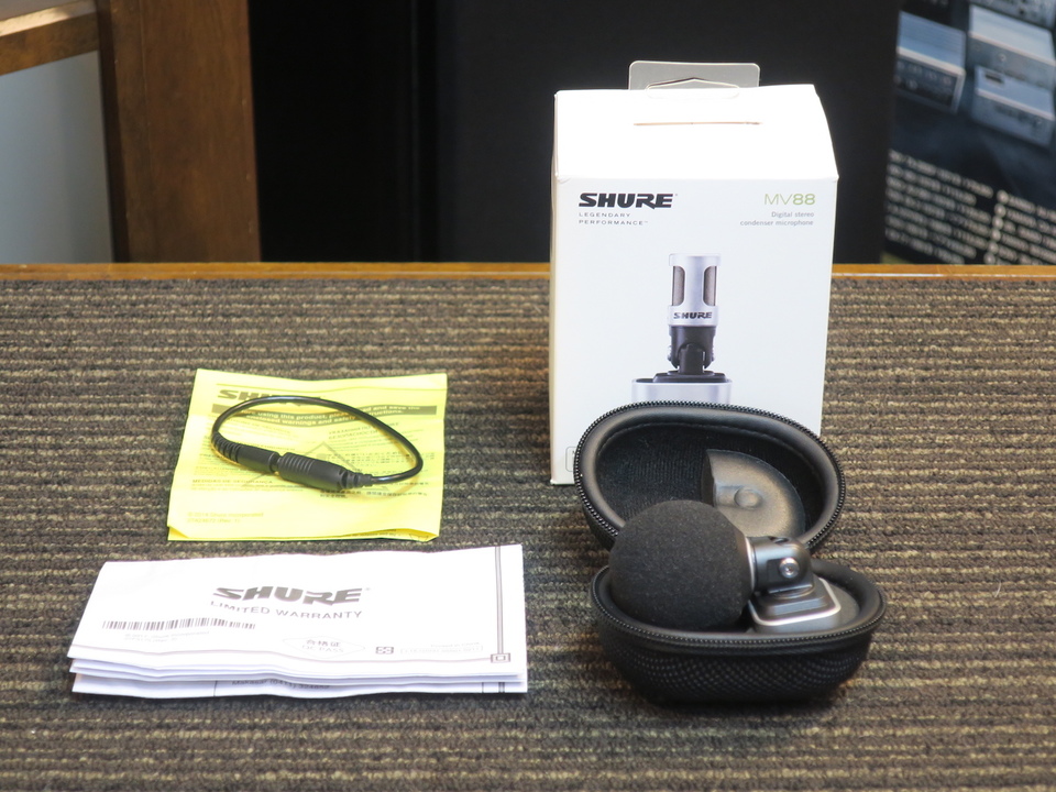 MV88 SHURE - 中古オーディオ 高価買取・販売 ハイファイ堂