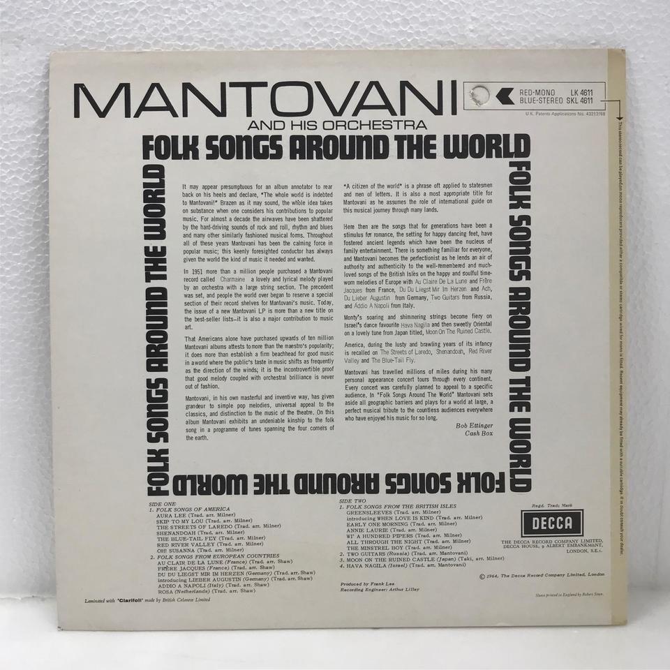 FOLK SONGS AROUND THE WORLD 中古オーディオ 高価買取・販売 ハイファイ堂