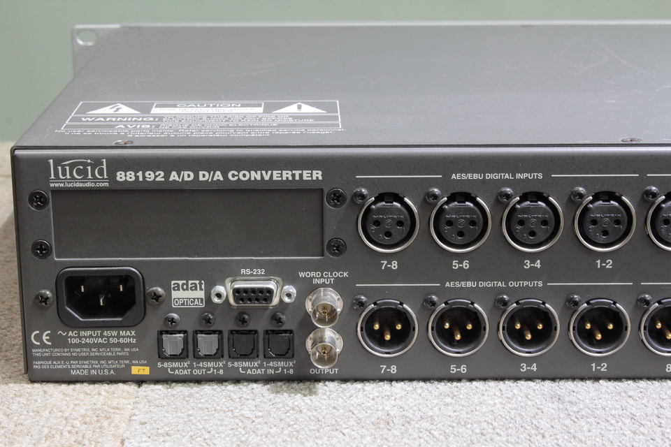 Lucid 88192 Symetrix 中古オーディオ 高価買取・販売 ハイファイ堂