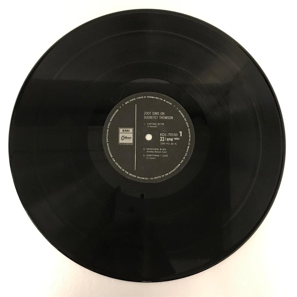 10インチレコード ZOOT SIMS ON DUCRETET THOMSON Zoot Sims – Zoot Sims On Ducretet Thomson – CD (Digipack