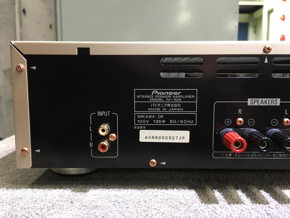 Pioneer パイオニア パワーアンプ M-10X Pioneer : M-10X - 中古 | オーディオユニオン