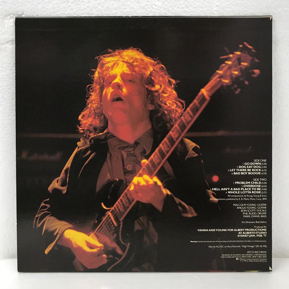 LP　AC/DC　ロック魂　「LET THERE BE ROCK」 　レコード LP AC/DC ロック魂 「LET THERE BE ROCK」 レコード